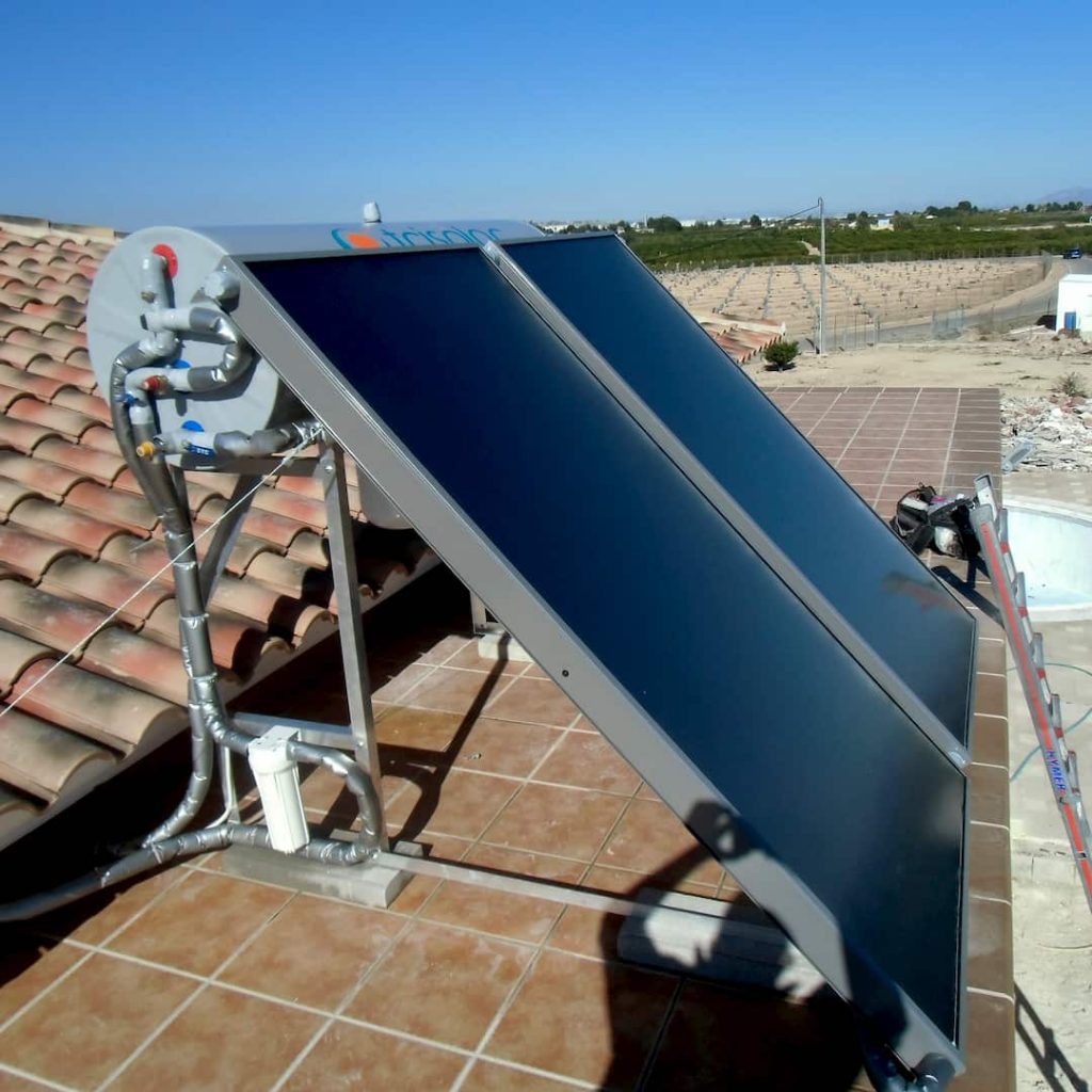 Instalacion de energía solar térmica para acs