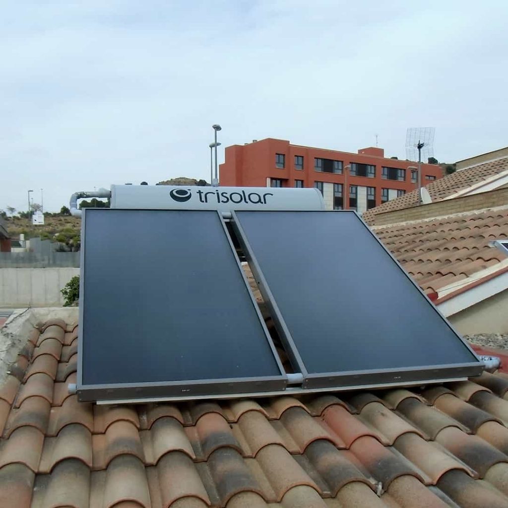 kit solar termico en el esparragal