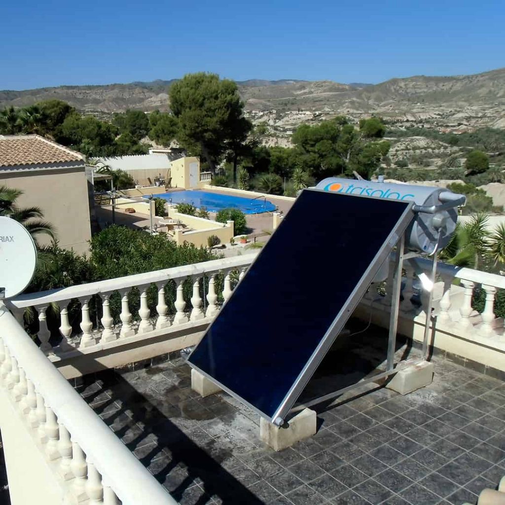 instalacion de energia solar térmica en abanilla