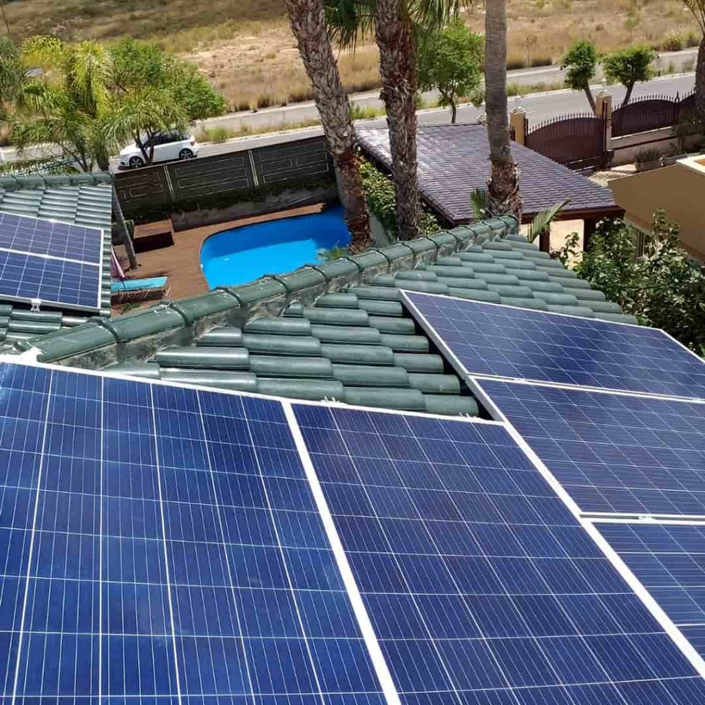 Instalacion fotovoltaica de autoconsumo en Elche