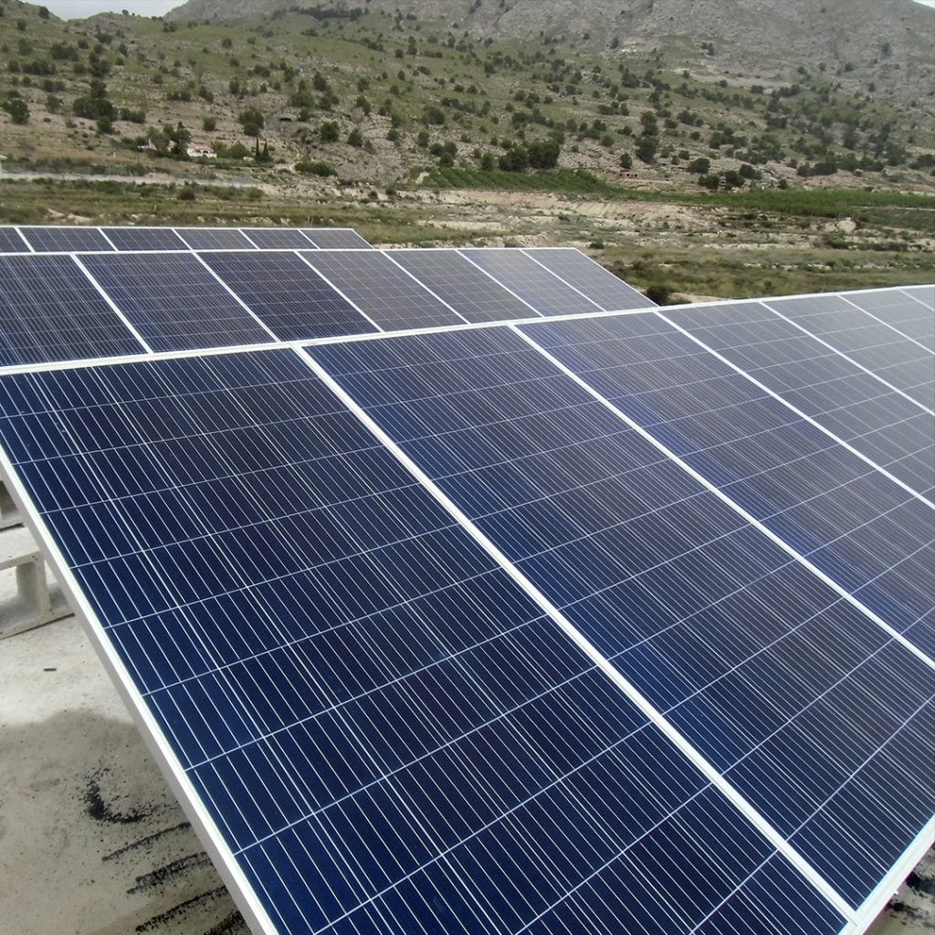 Instalacion fotovoltaica en Fortuna