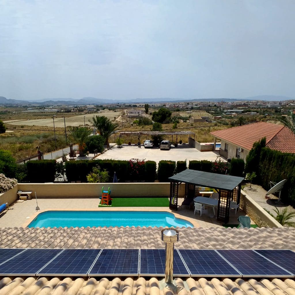 Instalacion de autoconsumo fotovoltaico en Fortuna