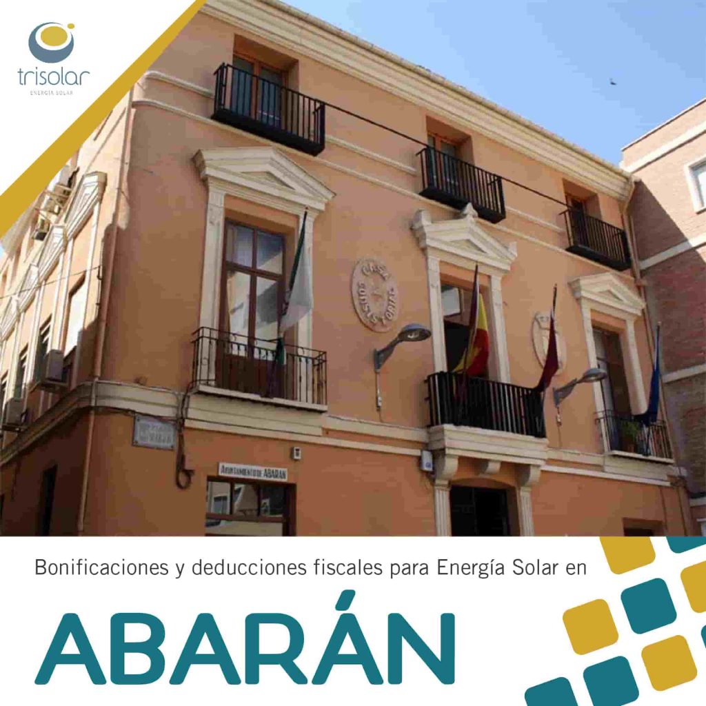 BONIFICACIONES ENERGIA SOLAR ABARAN