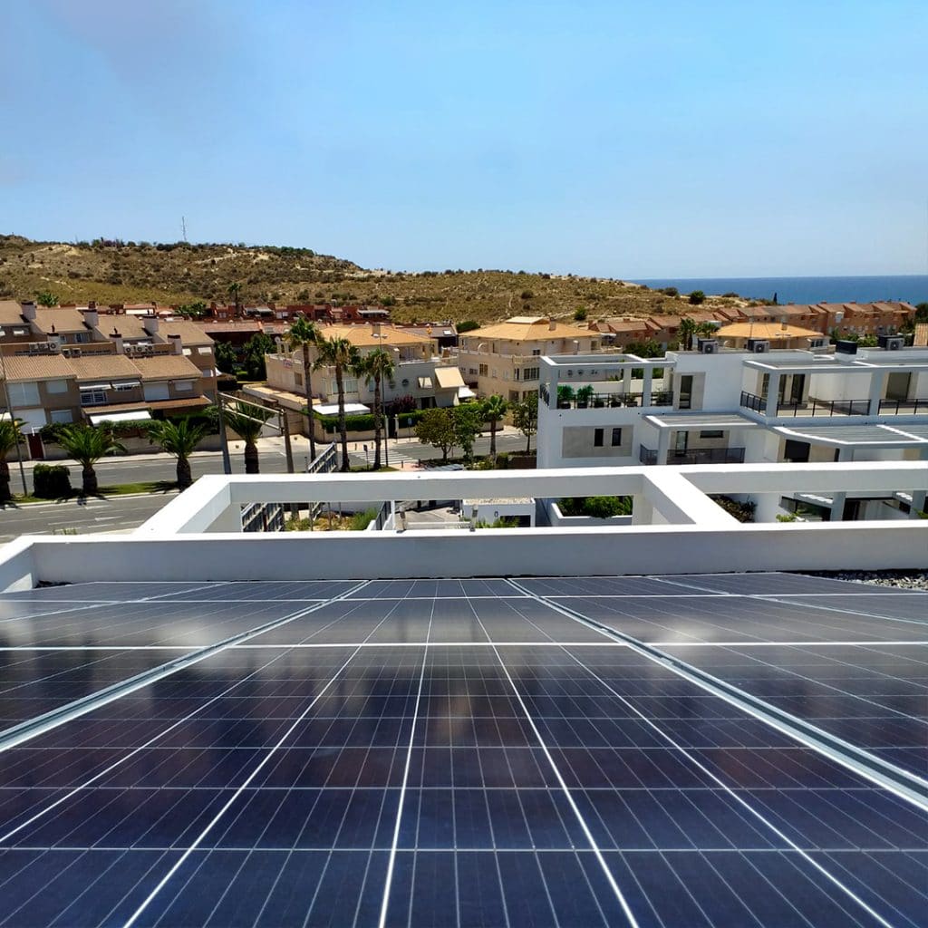 instalacion fotovoltaica en cabo huertas, alicante