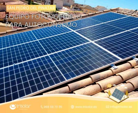 Instalacion fotovoltaica para autoconsumo en San Pedro del Pinatar