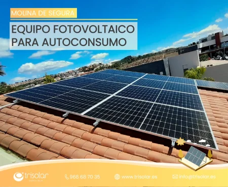 Instalacion fotovoltaica en Molina de Segura, Murcia
