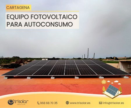 Equipo solar fotovoltaico en Cartagena