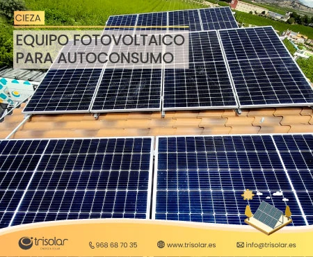 INSTALACION DE AUTOCONSUMO FOTOVOLTAICO EN CIERZA, MURCIA