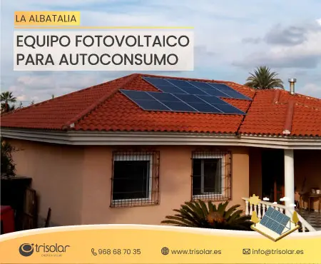 Instalación de autoconsumo fotovoltaico en La Albatalia