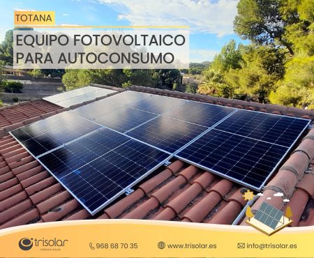 Instalacion fotovoltaica en Totana