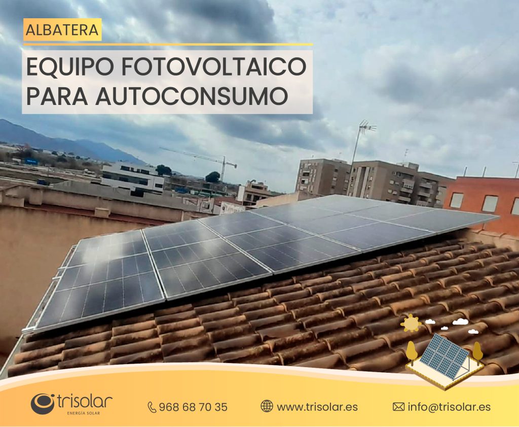 Instalacion de autoconsumo fototoltaico en Albatera, Alicante