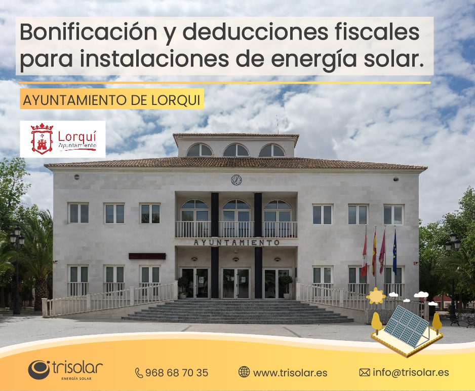 Bonificaciones energia solar ayuntamiento de lorqui