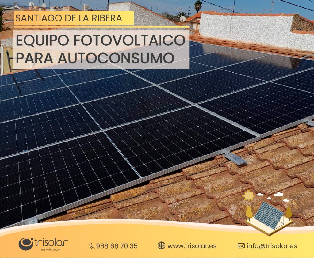 Placas Solares Santiago de la Ribera, Murcia.