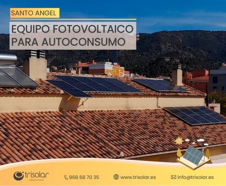 Instalacion Fotovoltaica en Santo Angel, Murcia.