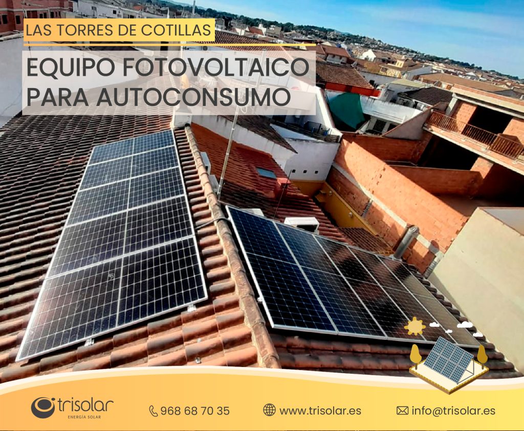 Instalación fotovoltaica en Las Torres de Cotillas, Murcia.