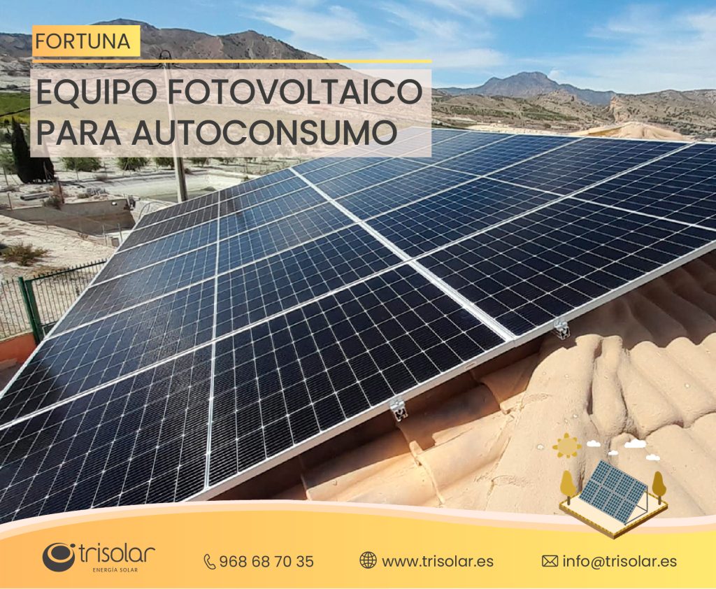 Instalación Fotovoltaica para Autoconsumo en Fortuna, Murcia
