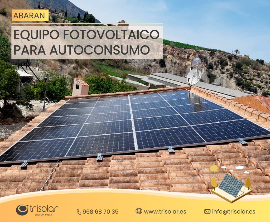 INSTALACION FOTOVOLTAICA EN ABARAN, MURCIA