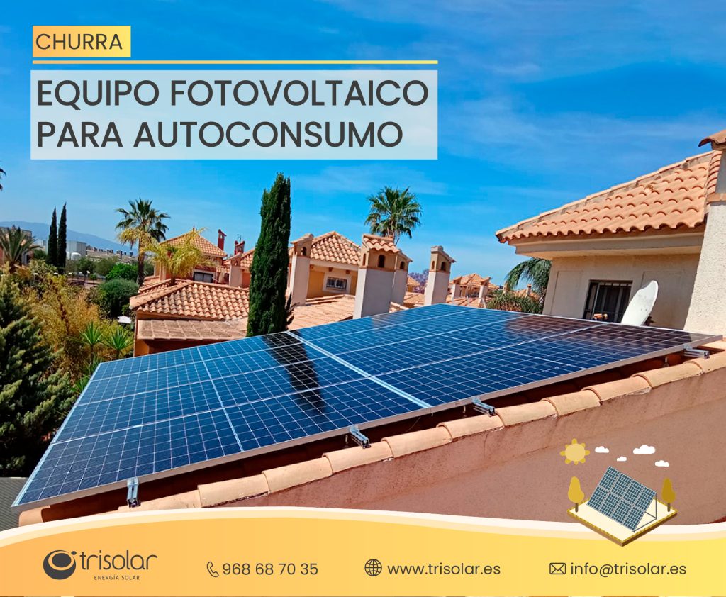 Instalacion de autoconsumo fotovoltaico en Churra, Murcia