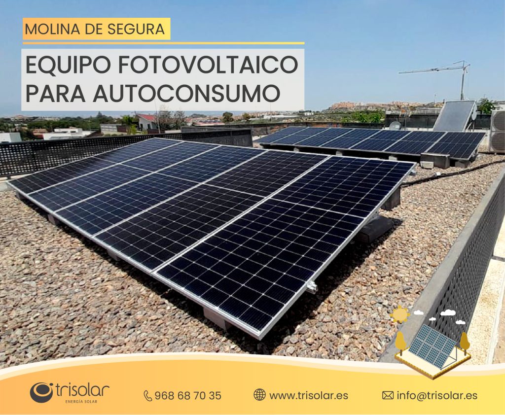 INSTALACION FOTOVOLTAICA EN MOLINA DE SEGURA, MURCIA