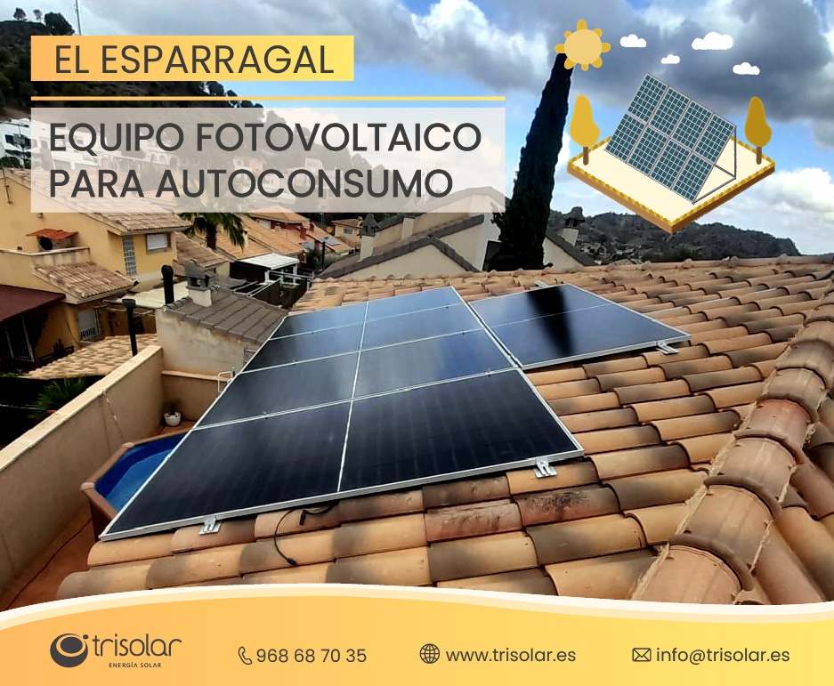 Instalación fotovoltaica en el Esparragal,Murcia.
