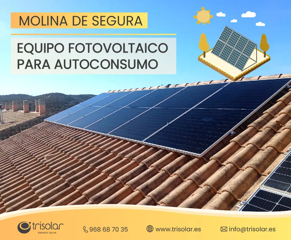 INSTALACION FOTOVOLTAICA EN MOLINA DE SEGURA, MURCIA