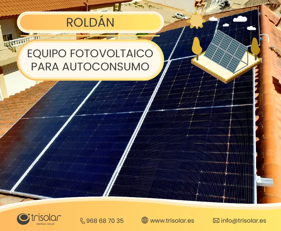 Instalacion fotovoltaica en Roldan Torre Pacheco, Murcia