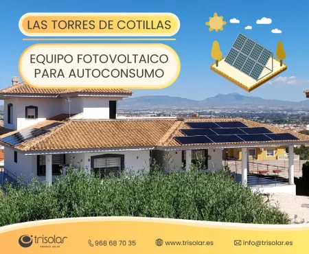 Instalación fotovoltaica en Las Torres de Cotillas, Murcia.