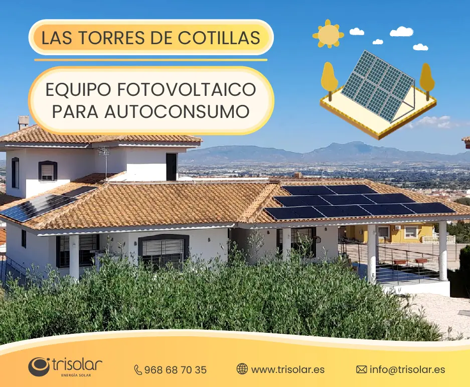 Instalación fotovoltaica en Las Torres de Cotillas, Murcia.