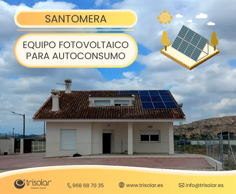 Instalación fotovoltaica en Santomera, Murcia.
