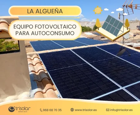 instalacion fotovoltaica en algueña, alicante.