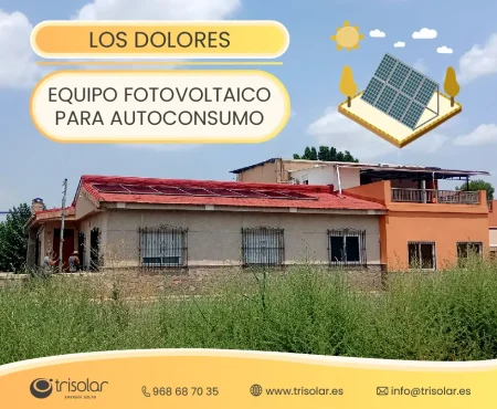 Instalación fotovoltaica en Los Dolores, Murcia.