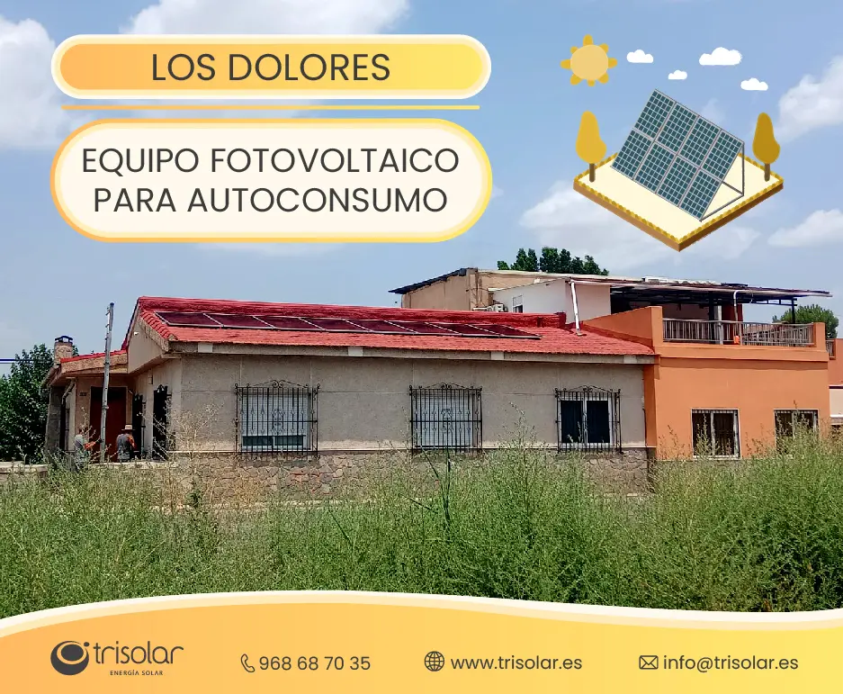 Instalación fotovoltaica en Los Dolores, Murcia.