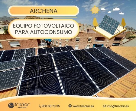 Instalacion fotovoltaica Archena