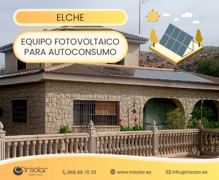 Instalacion fotovoltaica en Elche, Alicante.