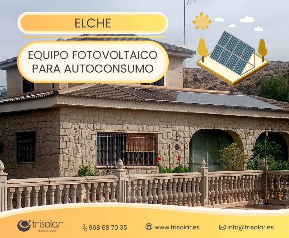 Instalacion fotovoltaica en Elche, Alicante.