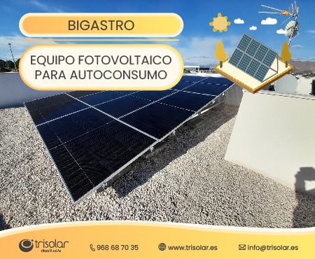 TRISOLAR: Instalacion fotovoltaica en Bigastro