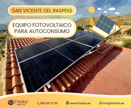 Instalación fotovoltaica en San Vicente del Raspeig