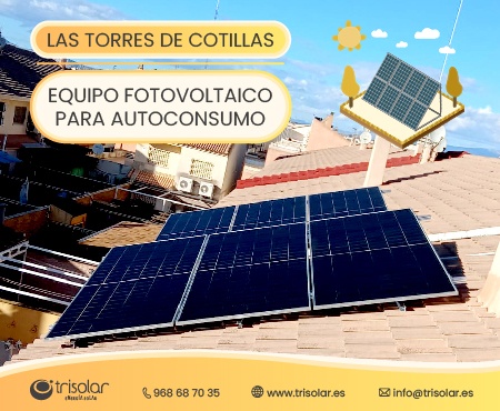 Instalacion fotovoltaica Las Torres de Cotillas, Murcia